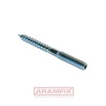HBH Hanger bolts with Hex drive M8x110mm Low-Carbon Steel Zinc Plated TORX T25 METRIC Both ends