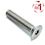 *DIN 7991 Pin Hex Security Fastener Pin Hex M6x8mm Class A2 PLAIN Stainless 4 H4 Drive METRIC Full Countersunk