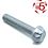 Kinmar Permanent Bolt Security Fastener Kinmar Permanent M8x25mm Carbon Steel Zinc Plated KM8P METRIC Full Rounded